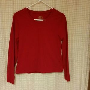 Long cuff sleeve tee